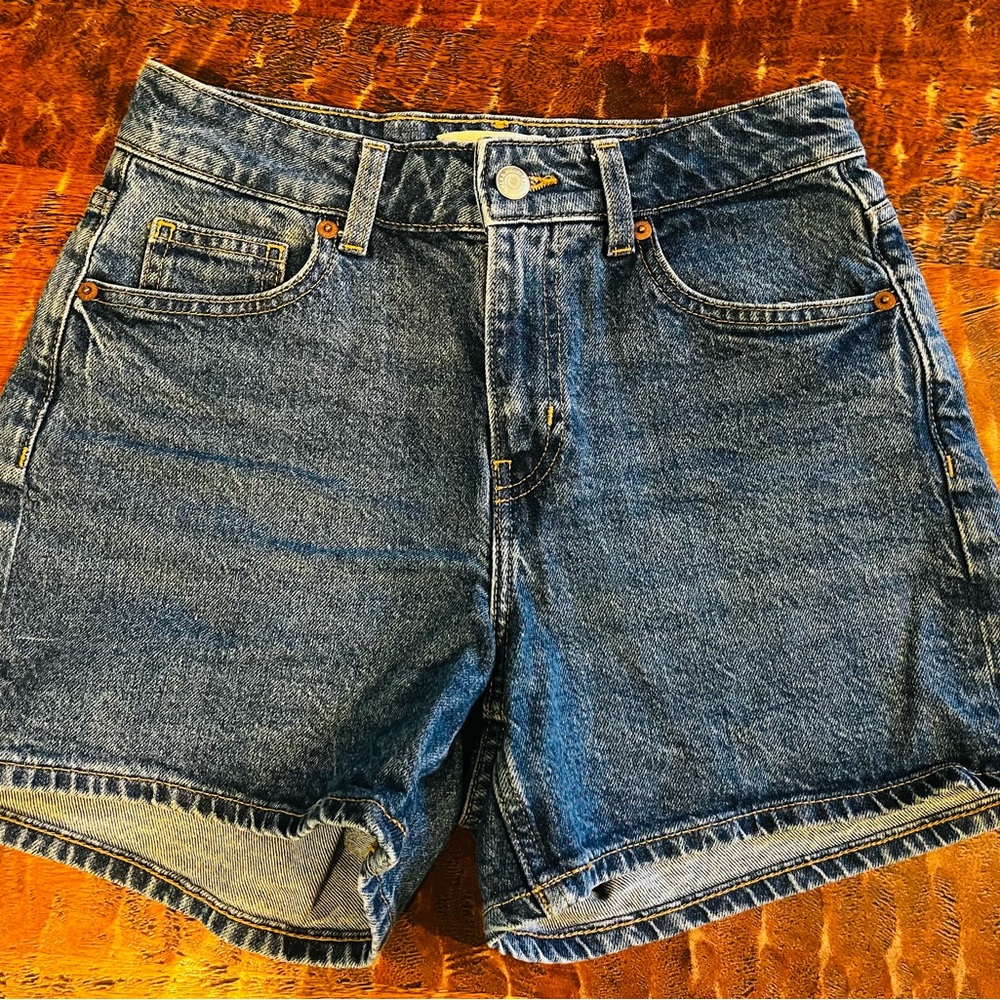 H&M Dark Blue Jean Shorts